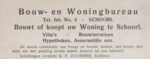 Advertentie
              <br/>
              Alkmaar en omstreken, 1922